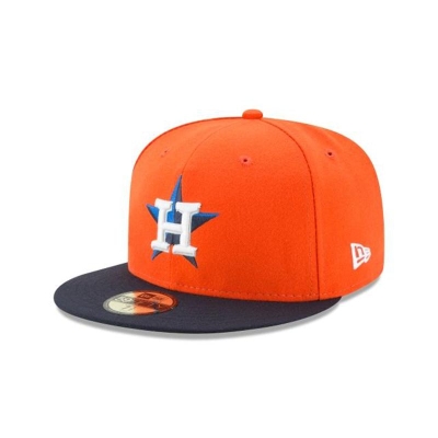 Houston Astros Gorra | New Era MLB Authentic Collection 59fifty Fitted Cap Mexico - Naranjas
